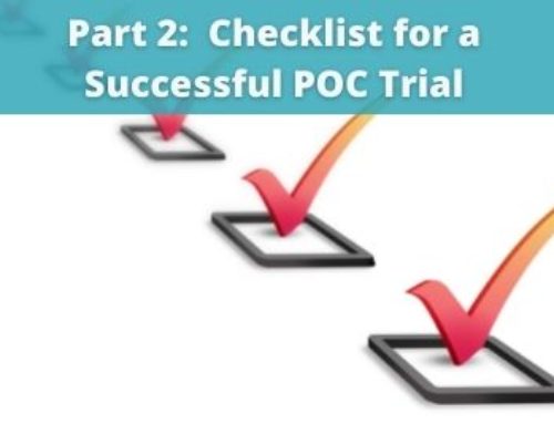 Part 2: Checklist for a Successful Proof of Concept (POC)