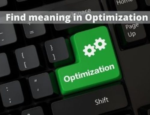Find meaning in Optimization