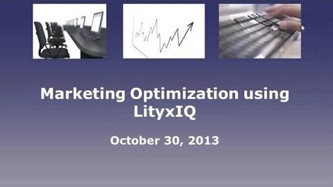 Marketing Optimization using LityxIQ - Webinar